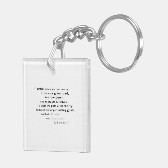 Spirit of Turtle Key Ring (Back Right)