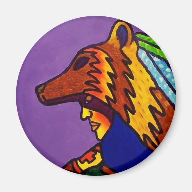 Spirit of Wolf 3 by Piliero Magnet (Front)