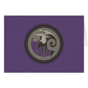 Spirit Of Wolf Greeting Card