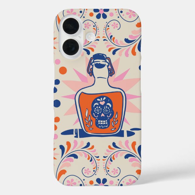Spirit Offering – Día de Muertos Bottle Case-Mate iPhone Case (Back)