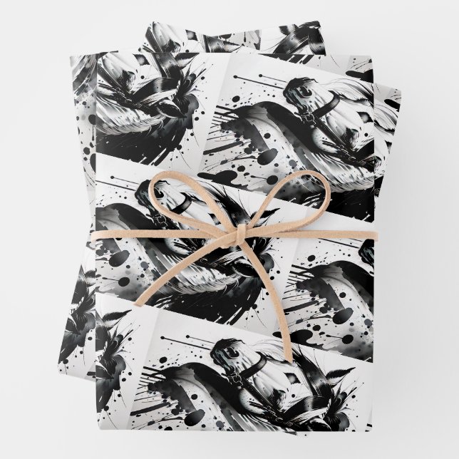Spirit Pony 10 Wrapping Paper Sheet (In situ)