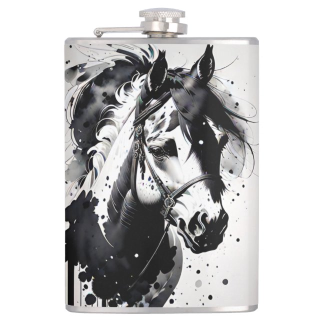 Spirit Pony 11 Hip Flask (Front)