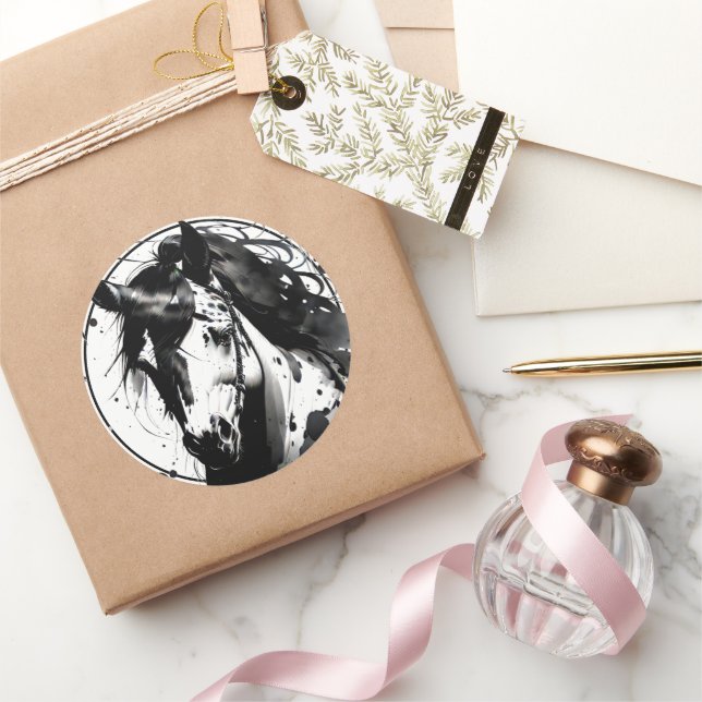 Spirit Pony 2 Classic Round Sticker (Gifting)