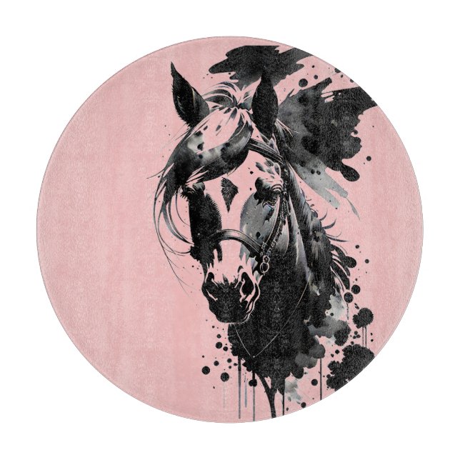 Spirit Pony 3 Pink Cutting Board (Front)