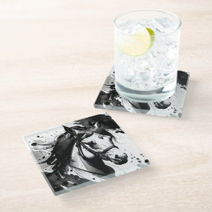 Spirit Pony 9 Glass Coaster