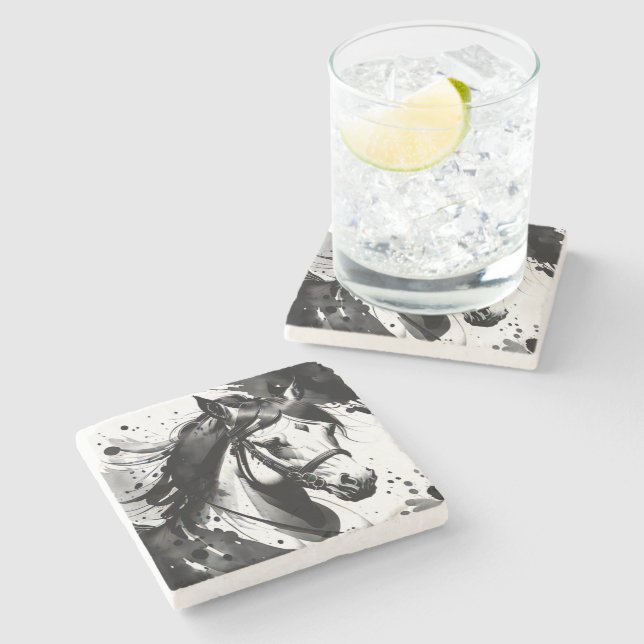 Spirit Pony 9 Stone Coaster (Side)