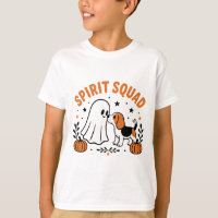 Spirit Squad Cute Ghost and Beagle Dog Halloween