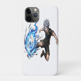 Spirit Striker Blue Energy Anime Soccer OC Tee iPhone 11 Pro Case