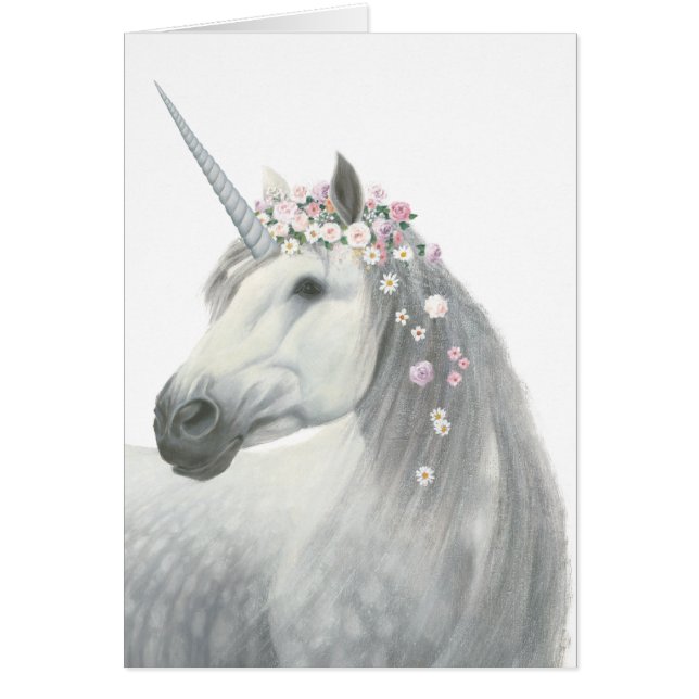 Spirit Unicorn with Flowers in Mane (Front)