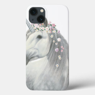 Spirit Unicorn with Flowers in Mane iPhone 13 Case