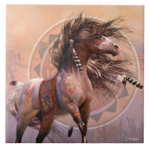 Spirit Warrior Art Tile