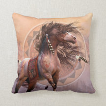 Spirit Warrior Designer Pillow