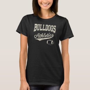 spirit wear bulldogs high school football athletic T-Shirt