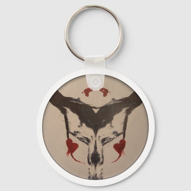 Spirit Wolf Key Ring (Front)
