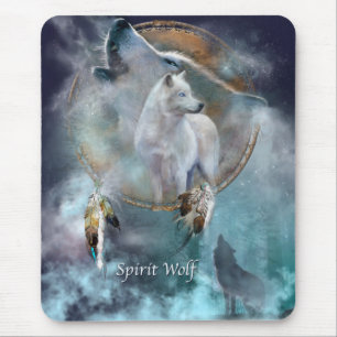 Spirit Wolf Mouse Mat