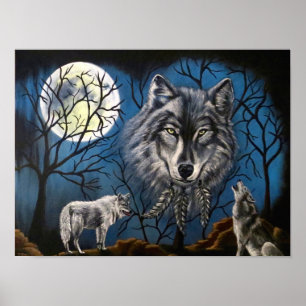 Spirit Wolf Poster