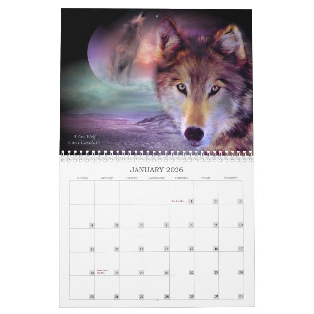 Spirit Wolves 2010 Calendar (Jan 2026)