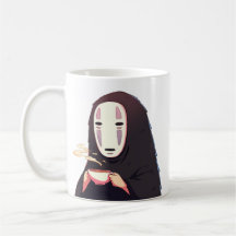 spirited away - mask anime drinking tea