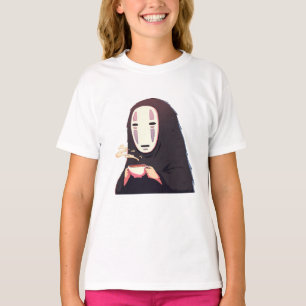spirited away - mask anime drinking tea T-Shirt