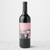 Spirited Names Fun Unique Save the Date Wine Label