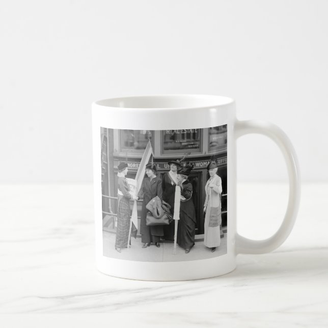 Spirited Suffragettes, 1914 Coffee Mug (Right)