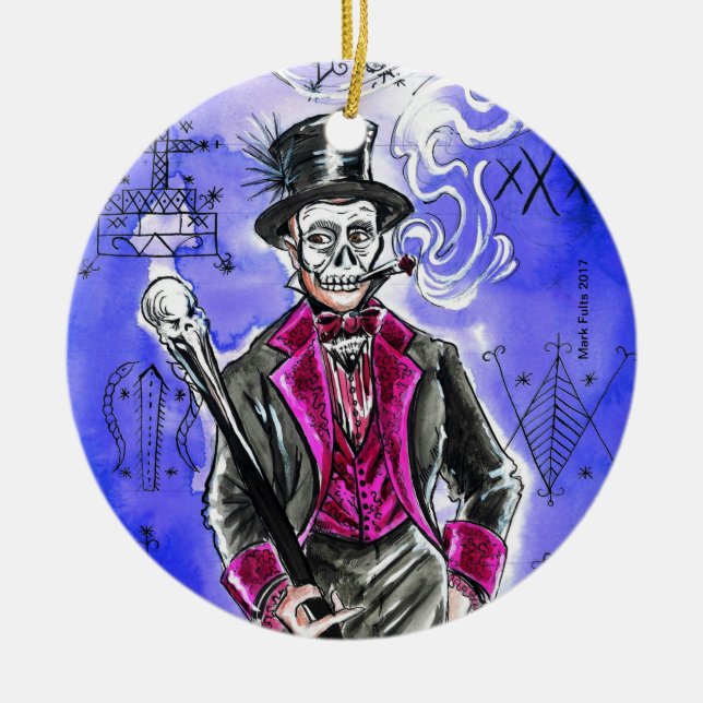 Spirited Tales Ceramic Tree Decoration (Front)