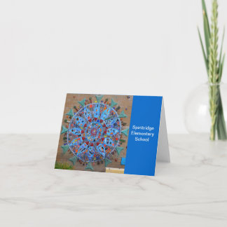 Spiritridge Mosaic Note Card (Blue band)