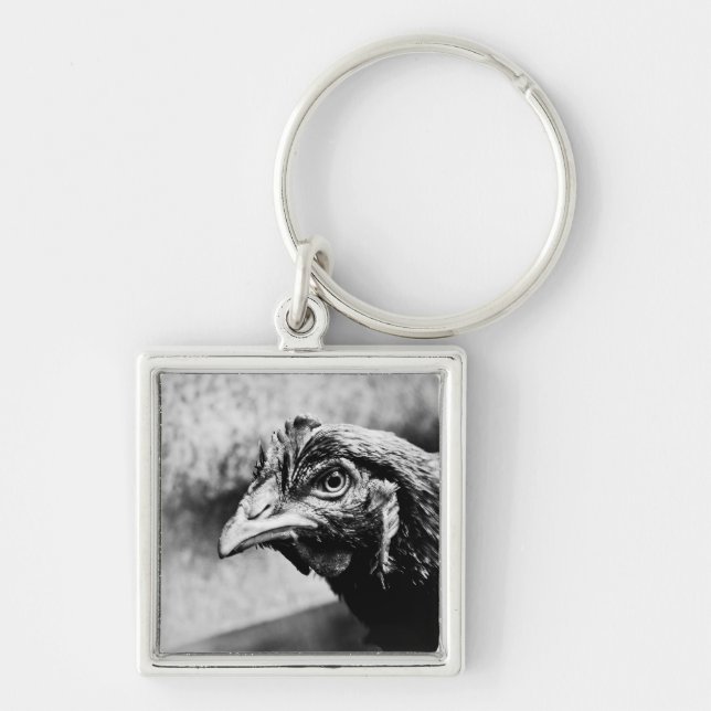 spirits and chickens key ring (Front)