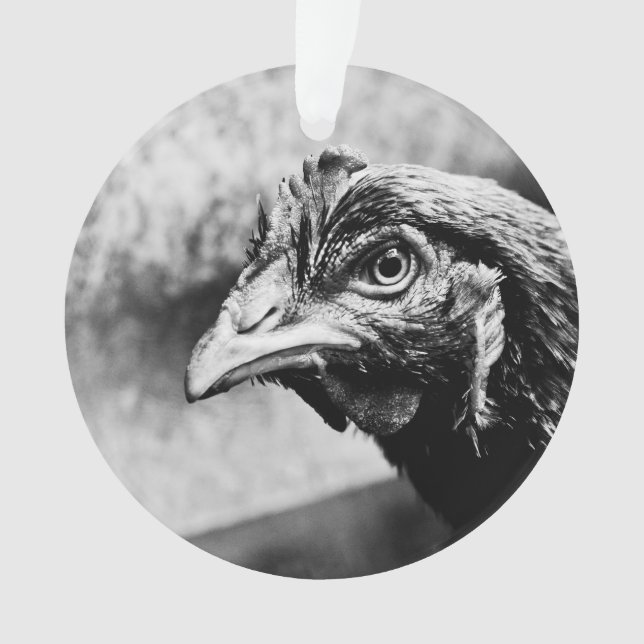 spirits and chickens ornament (Front)