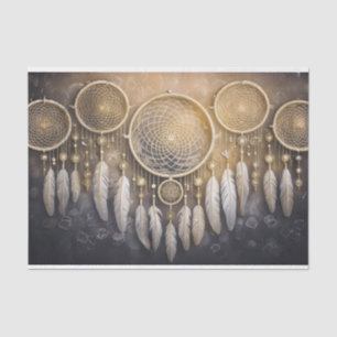 Spirits and Souls, Lacy Neutral Dreamcatchers Tissue Paper