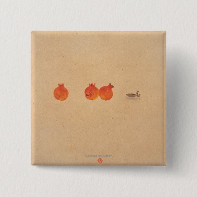 Spirits in the Heaven and Earth Series No.5 15 Cm Square Badge (Front)