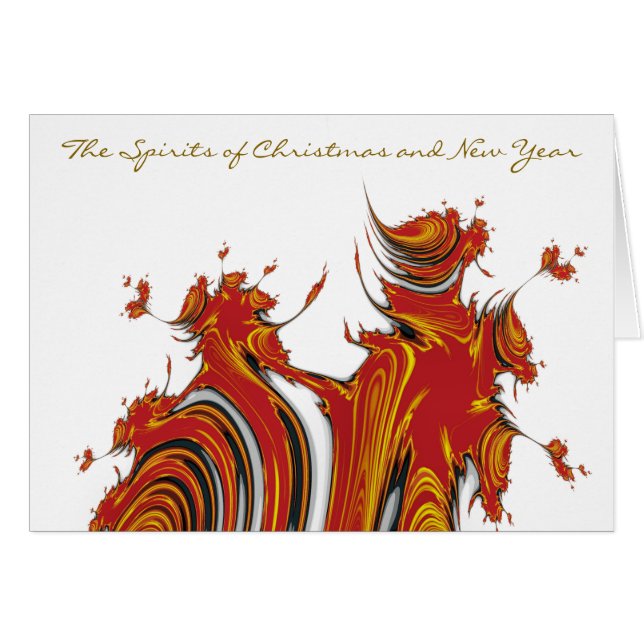 SPIRITS OF CHRISTMAS CARD (Front Horizontal)