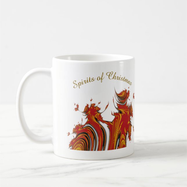 SPIRITS OF CHRISTMAS COFFEE MUG (Left)