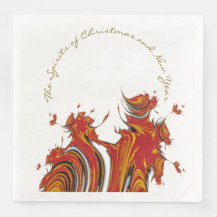 SPIRITS OF CHRISTMAS NAPKIN