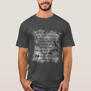 Spirits of the Dead Edgar Allan Poe Poem   T-Shirt