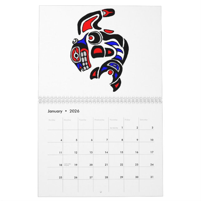 Spirits of the West Coast 2015 Calendar (Jan 2026)