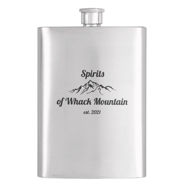 Spirits of Whack Mountain Flask (Front)