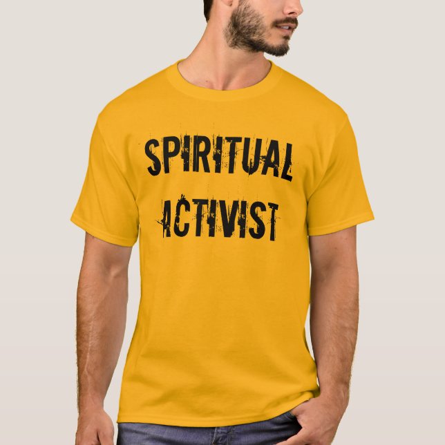 Spiritual Activist Men's Tee (Front)