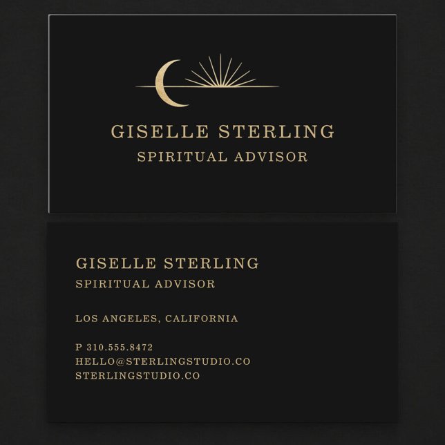 Spiritual Advisor Business Card (Creator Uploaded)