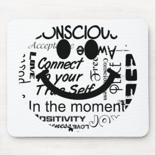 Spiritual affirmations mouse mat