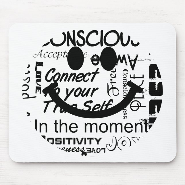 Spiritual affirmations mouse mat (Front)