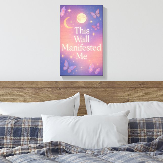 Spiritual Art Dreamy Canvas for Aesthetic Rooms Print (Insitu(Bedroom))