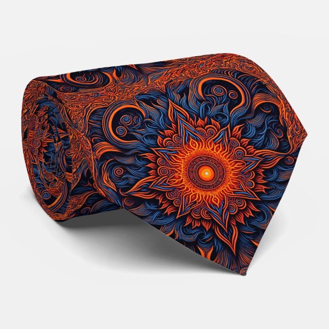 Spiritual Artistry - Enlightened Elegance Tie (Rolled)