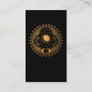 Spiritual Astronomy Moon Crescent Eye Business Card
