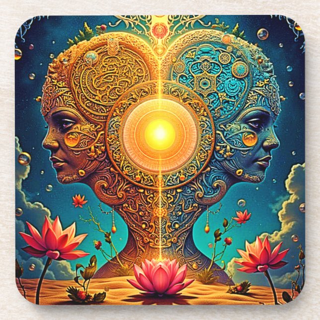 Spiritual Awakening Art Coaster (Front)