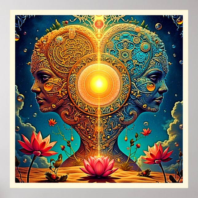 Spiritual Awakening Art Poster (Front)