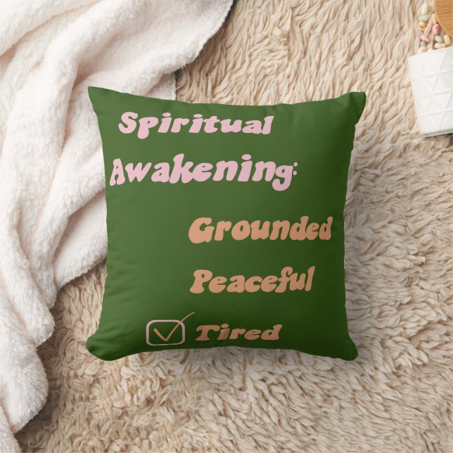 Spiritual Awakening Funny Cushion (Blanket)