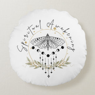 Spiritual Awakening Round Pillow