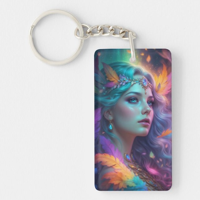 Spiritual beauty key ring (Front)