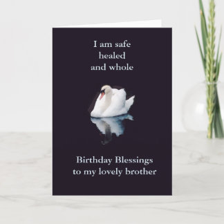 Spiritual birthday card brother, or ADD RELATION